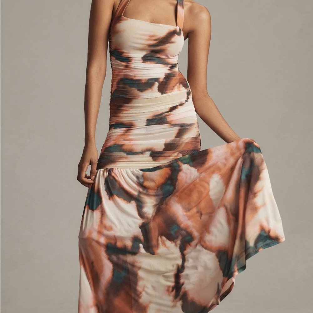 AFRM Eva Halter Slim Maxi Dress